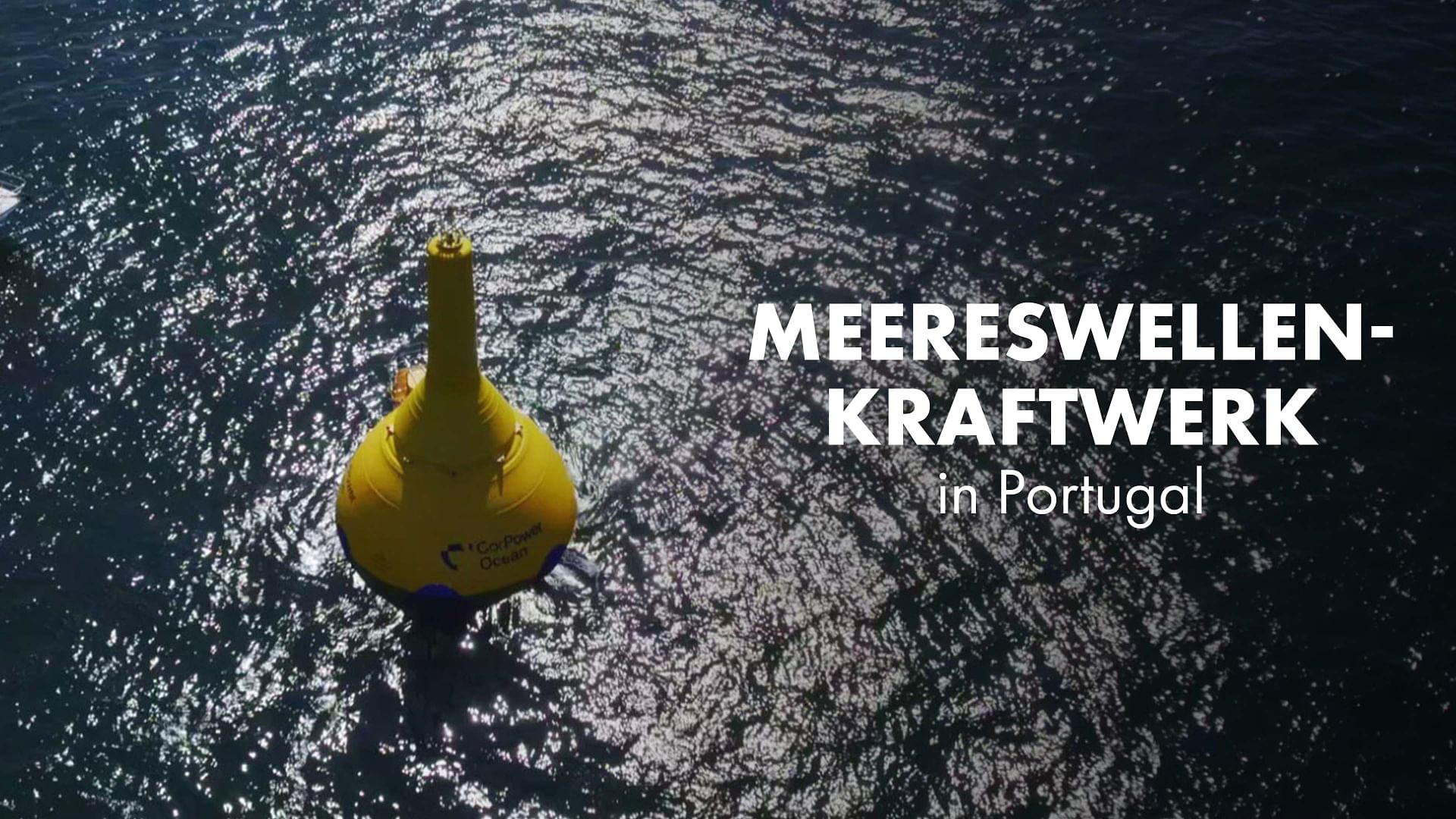 Meereswellenkraftwerk in Portugal