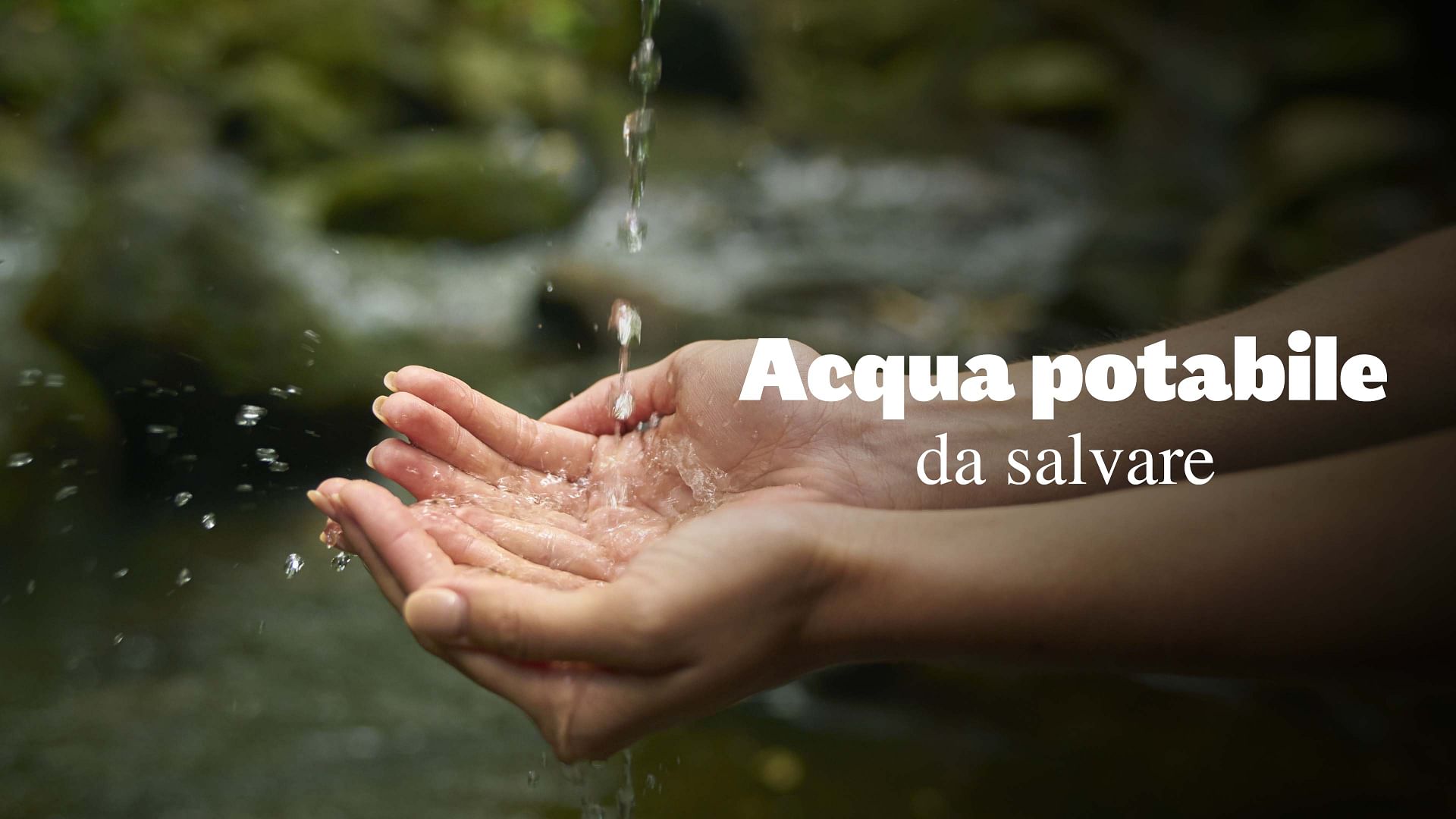 Re: sguardi sulla società - Come preservare l'acqua potabile